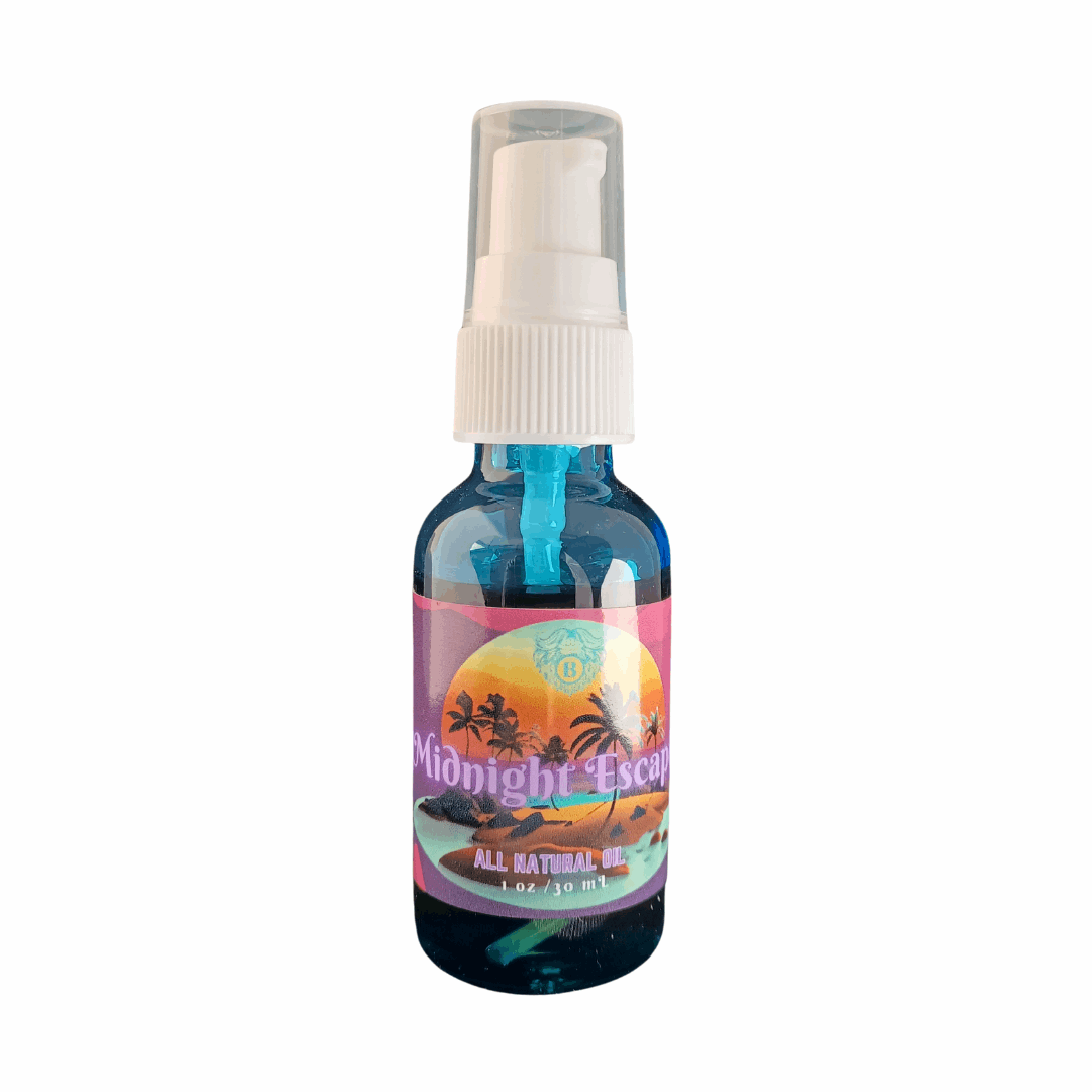 Midnight Escape- Beard Oil - Juicy Peach Sweet Plum Earthy Patchouli