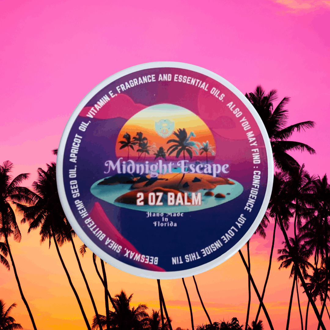 Midnight Escape- Beard Balm - Juicy Peach Sweet Plum Earthy Patchouli