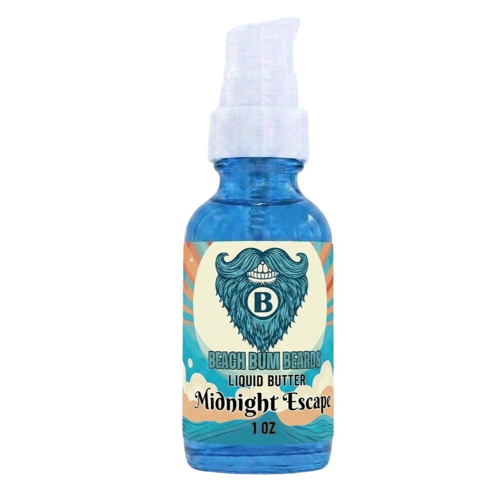 Midnight Escape Liquid Beard Butter — Dark Plum, Vanilla, Patchouli