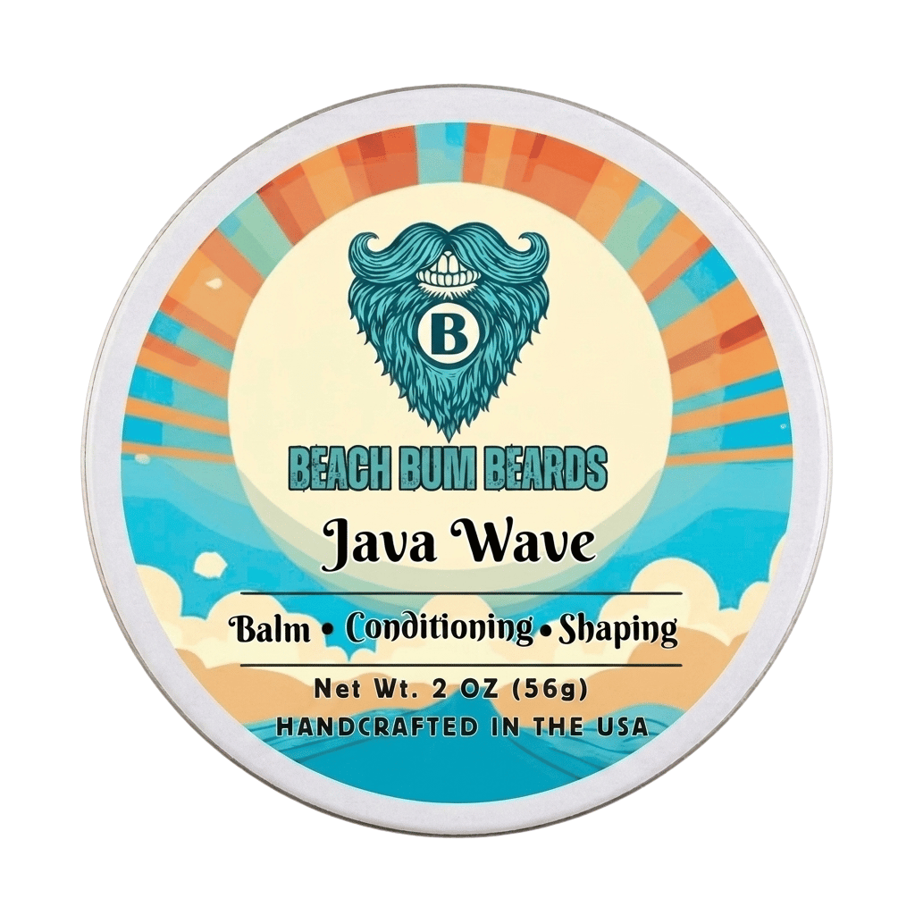 Java Wave Beard Balm — Warm Spice, Dark Amber, Coffee