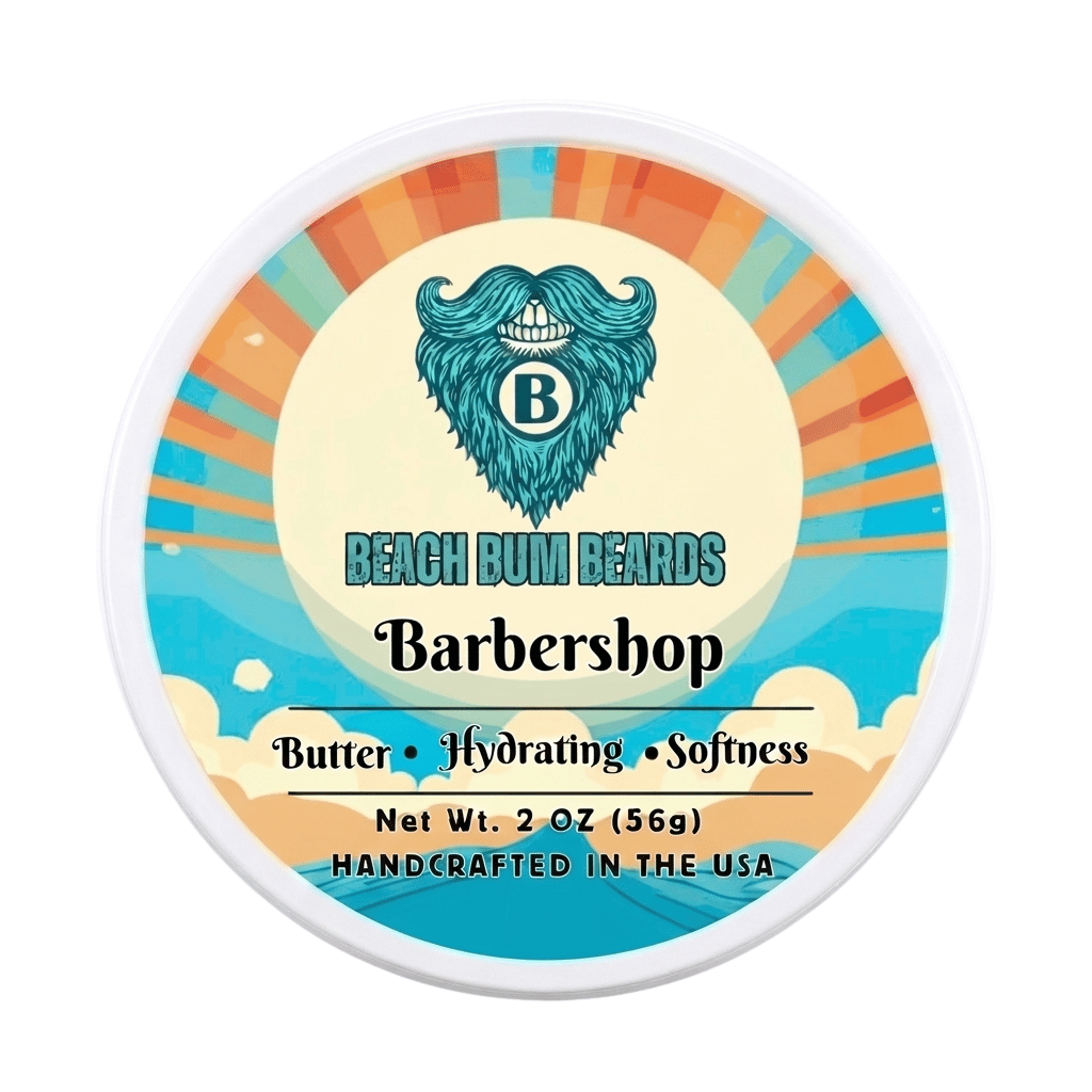 Barbershop Beard Butter — Bay Rum, Sandalwood, Lemon