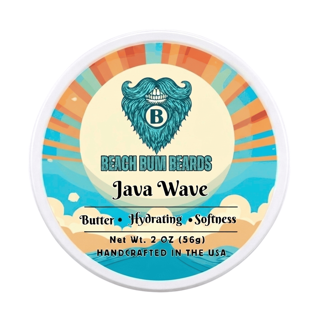 Java Wave Beard Butter — Warm Spice, Dark Amber, Coffee