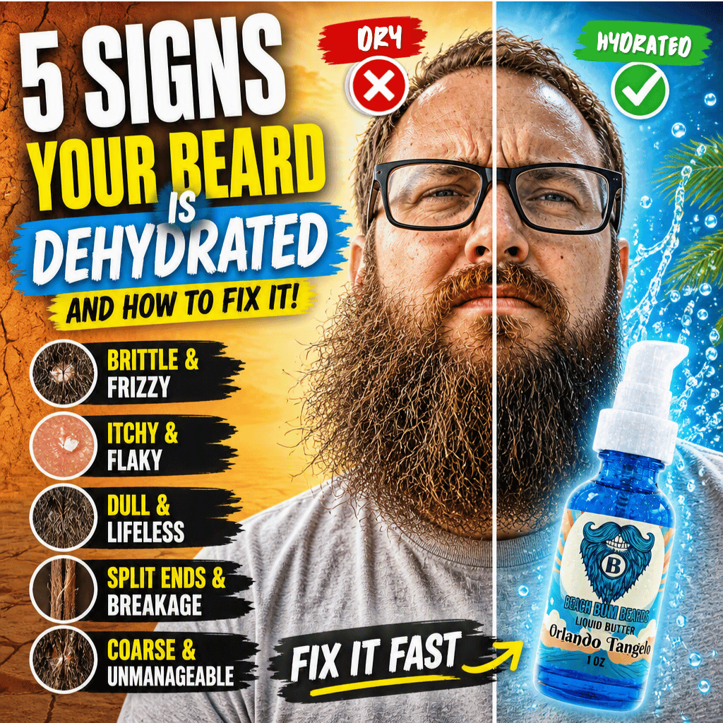 5 Signs Your Beard Is Dehydrated (And How to Fix It)