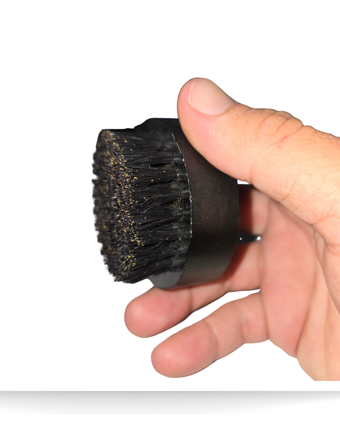 Beard Brush - Dark Oak Handle - Boars Hair Bristles