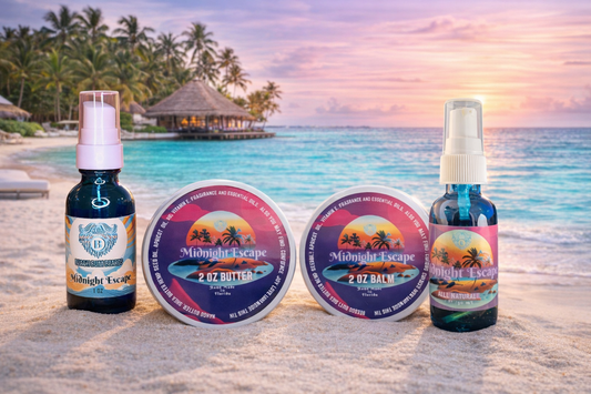 Midnight Escape Complete Set -Beard Oil, Beard Balm, Beard Butter, Liquid Beard Butter