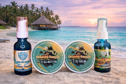 Orlando Tangelo Complete Set -Beard Oil, Beard Balm, Beard Butter, Liquid Beard Butter