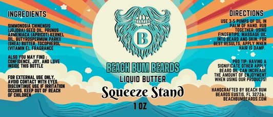 Squeeze Stand Liquid Beard Butter (Pre-Orders Only)