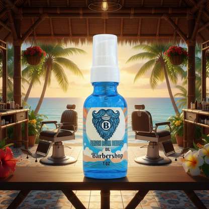 Barbershop Beard Oil — Bay Rum, Sandalwood, Lemon