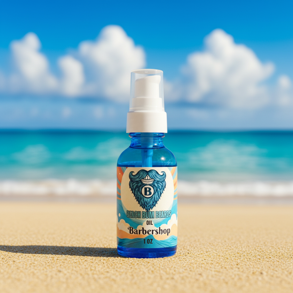 Barbershop Beard Oil — Bay Rum, Sandalwood, Lemon