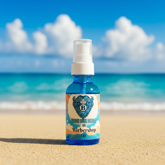 Barbershop Beard Oil — Bay Rum, Sandalwood, Lemon