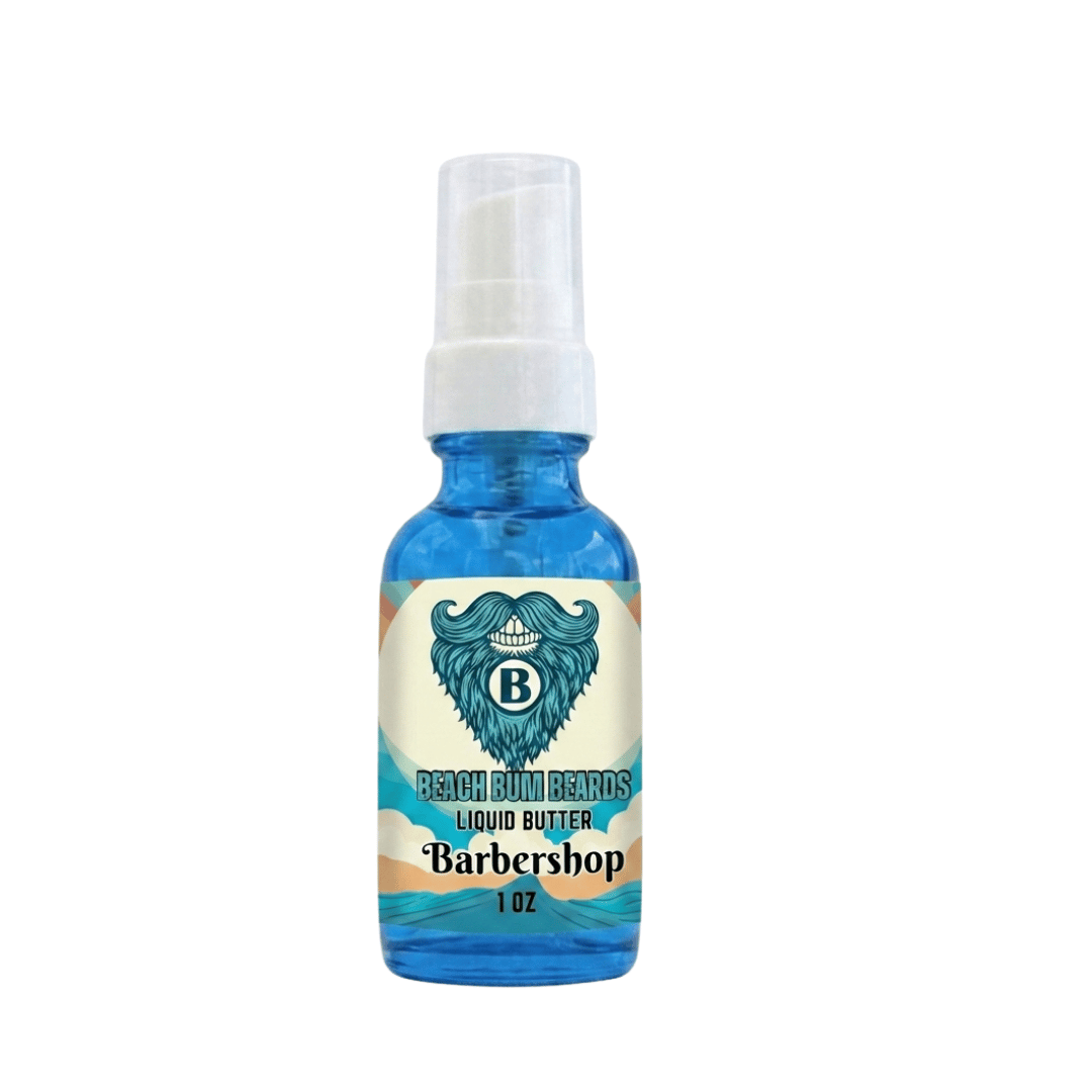 Barbershop Liquid Beard Butter — Bay Rum, Sandalwood, Lemon