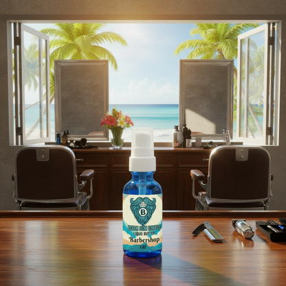 Barbershop Liquid Beard Butter — Bay Rum, Sandalwood, Lemon