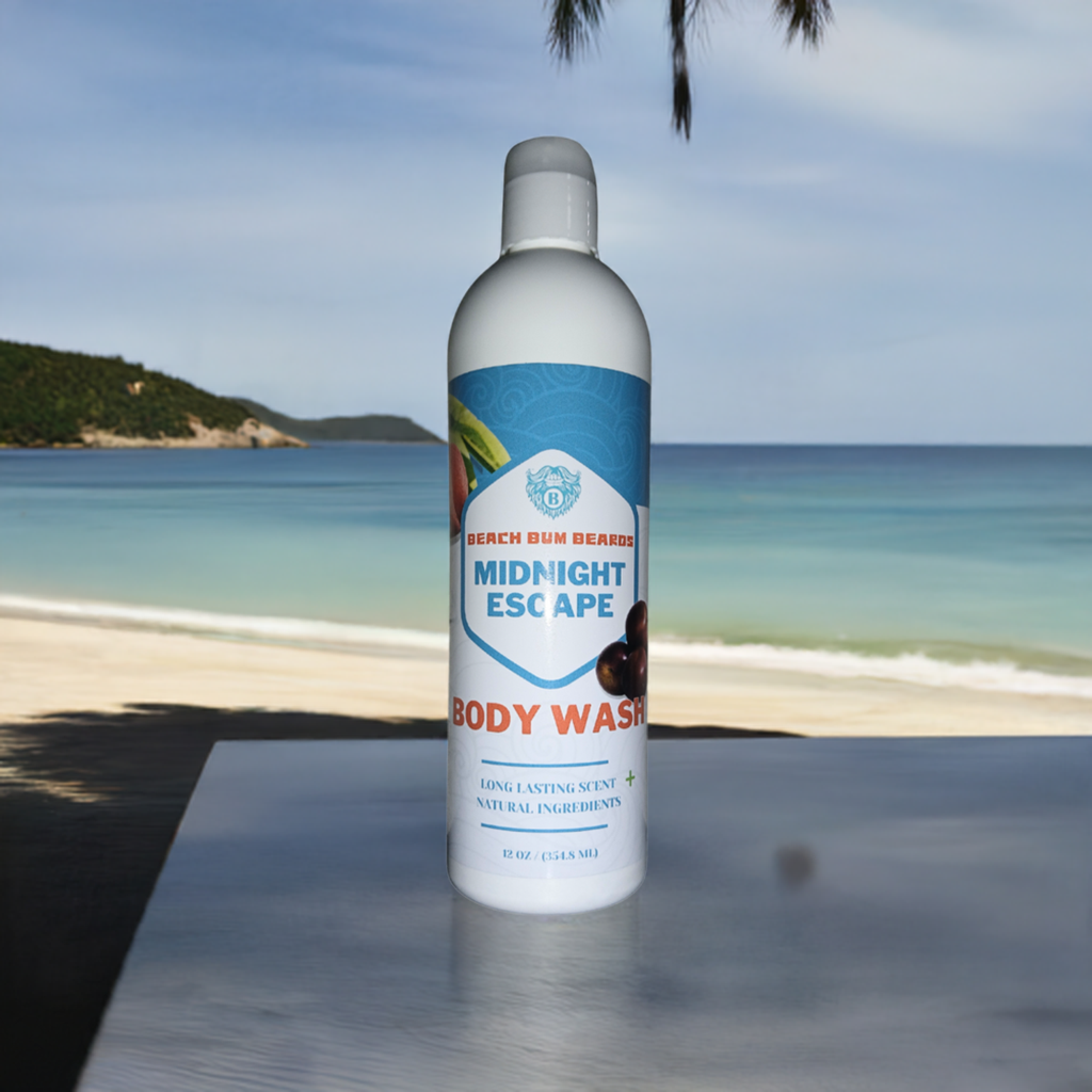 Midnight Escape -Body Wash - Juicy Peach Sweet Plum Earthy Patchouli