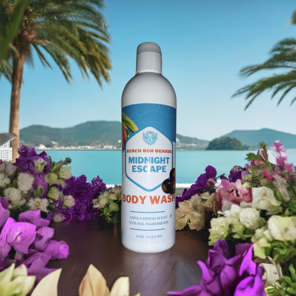 Midnight Escape -Body Wash - Juicy Peach Sweet Plum Earthy Patchouli