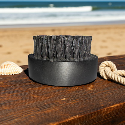 Beard Brush - Dark Oak Handle - Boars Hair Bristles