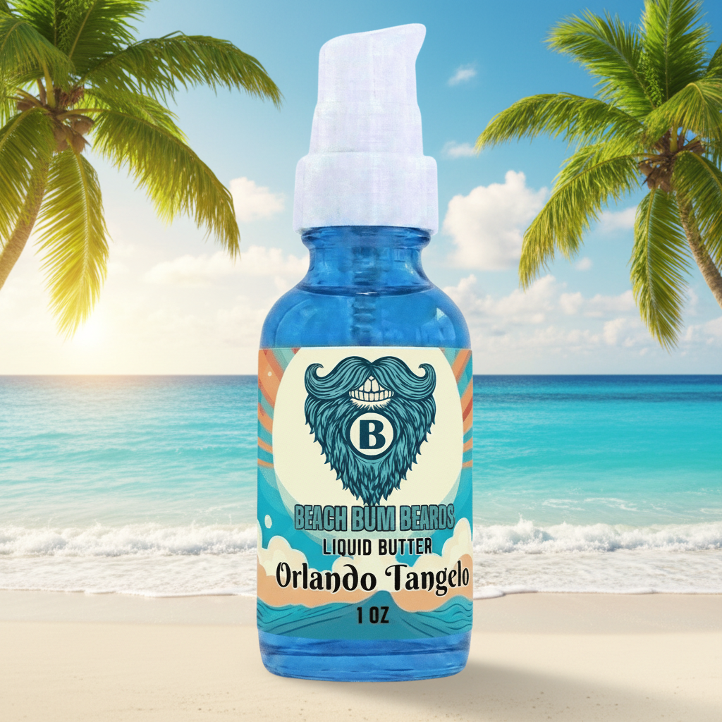 Orlando Tangelo Liquid Beard Butter — Tangelo, Grapefruit, Jasmine