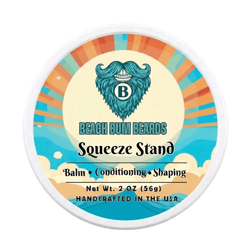 Squeeze Stand Beard Balm — Pink Lemonade, Citrus, Sweet