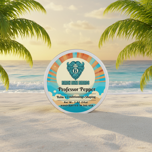 Professor Pepper Beard Balm — Dark Cherry, Clove, Vanilla