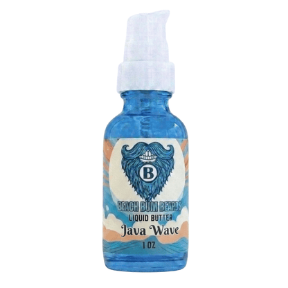 Java Wave Liquid Beard Butter — Warm Spice, Dark Amber, Coffee