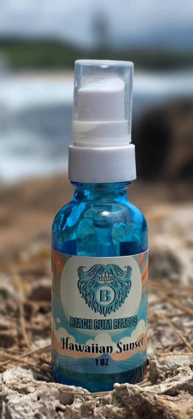 Hawaiian sunset beard oil