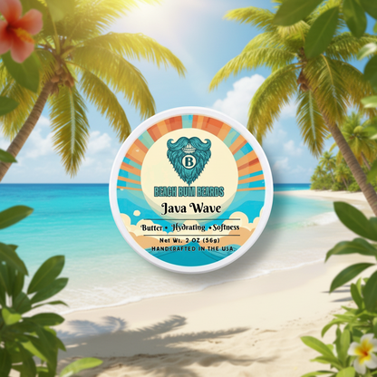 Java Wave Beard Butter — Warm Spice, Dark Amber, Coffee