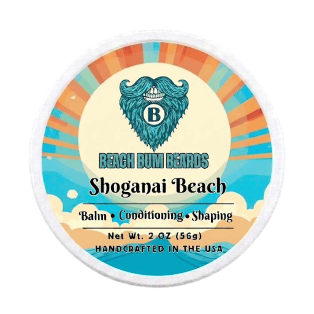 Shoganai Beach Beard Balm — Peach, Jasmine, Warm Amber