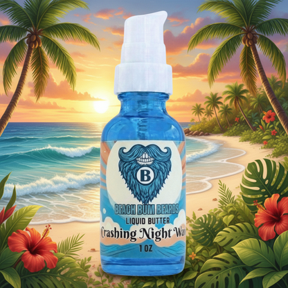 Crashing Night Waves Liquid Beard Butter — Lavender, Sandalwood, Sage