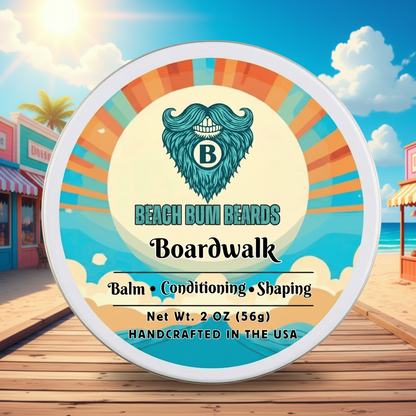 Boardwalk Beard Balm — Key Lime, Tea Tree, Citrus