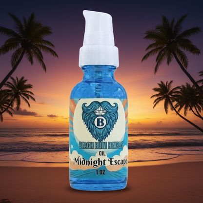 Midnight Escape Beard Oil — Dark Plum, Vanilla, Patchouli