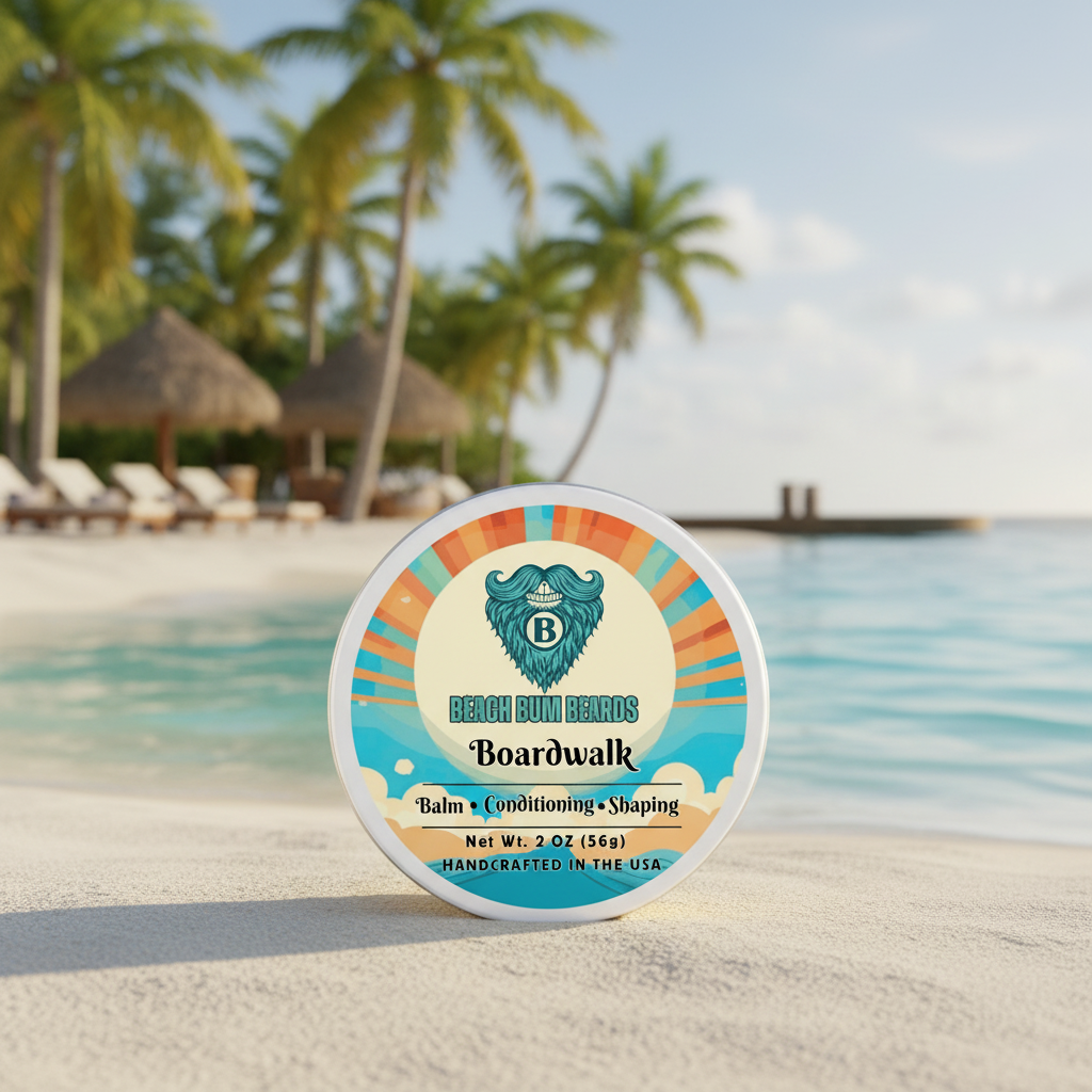 Boardwalk Beard Balm — Key Lime, Tea Tree, Citrus