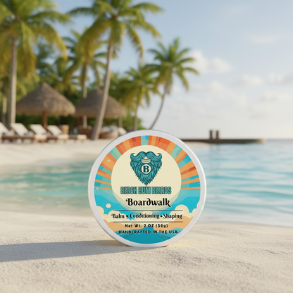 Boardwalk Beard Balm — Key Lime, Tea Tree, Citrus