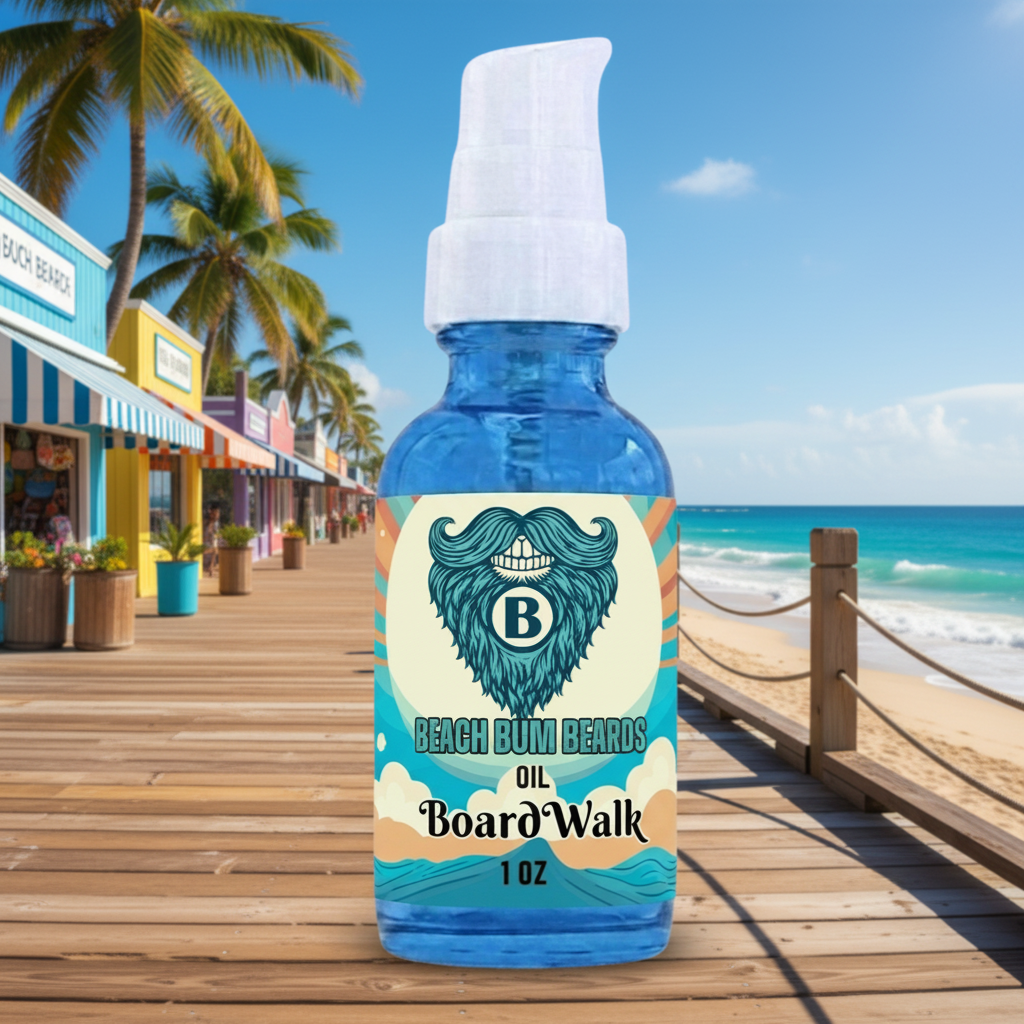 Boardwalk Beard Oil — Key Lime, Tea Tree, Citrus