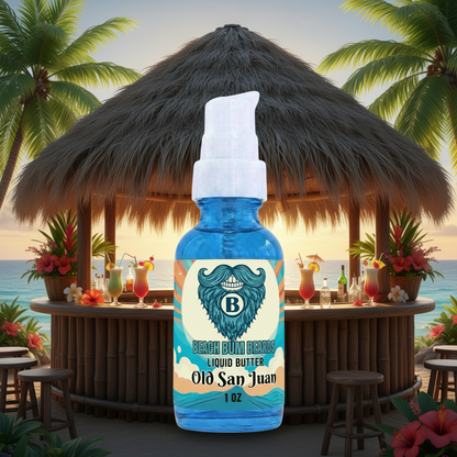 Old San Juan Liquid Beard Butter — Spiced Rum, Pineapple, Coconut