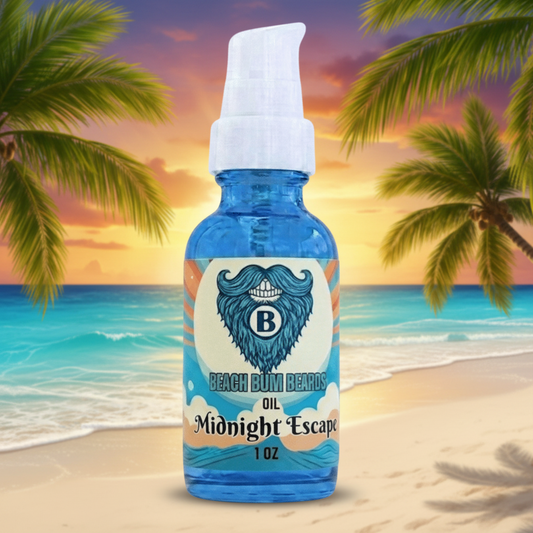Midnight Escape Beard Oil — Dark Plum, Vanilla, Patchouli