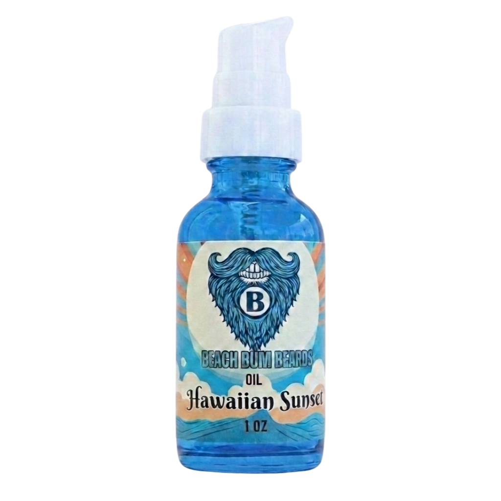Hawaiian Sunset Beard Oil — Coconut, Pineapple, Vanilla