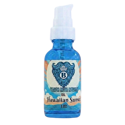 Hawaiian Sunset Beard Oil — Coconut, Pineapple, Vanilla