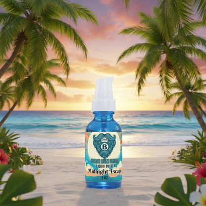 Midnight Escape Liquid Beard Butter — Dark Plum, Vanilla, Patchouli