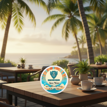 Java Wave Beard Butter — Warm Spice, Dark Amber, Coffee