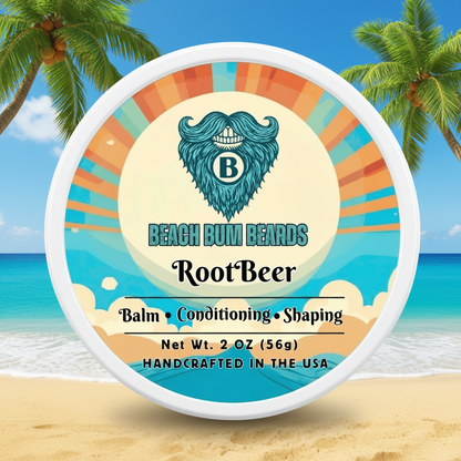 Rootbeer Beard Balm — Sassafras, Aged Oak, Vanilla