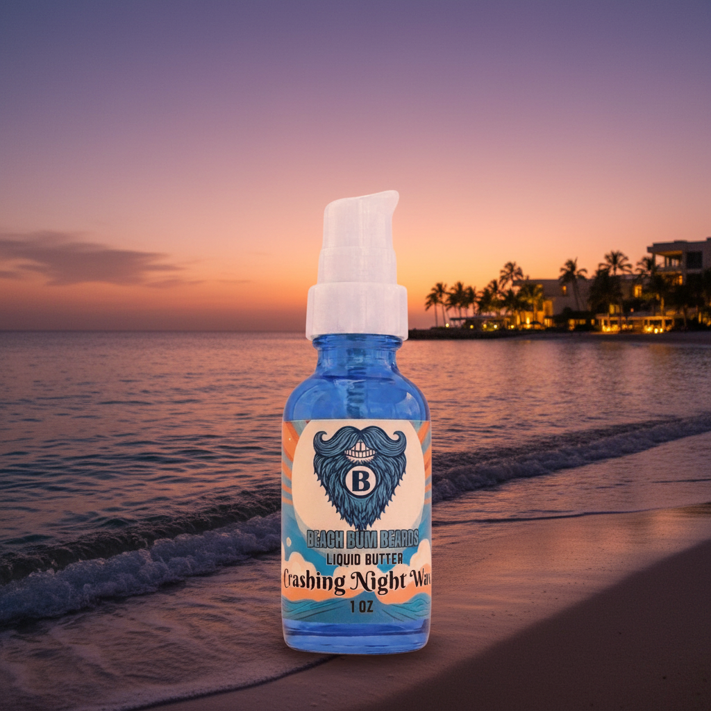 Crashing Night Waves Liquid Beard Butter — Lavender, Sandalwood, Sage