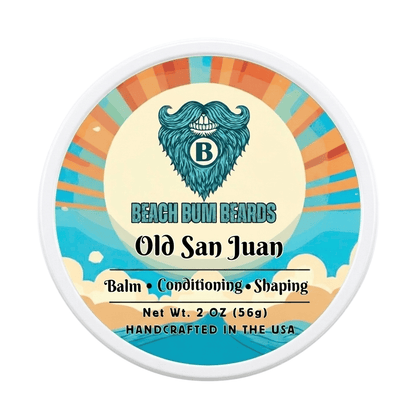 Old San Juan Beard Balm — Spiced Rum, Pineapple, Coconut
