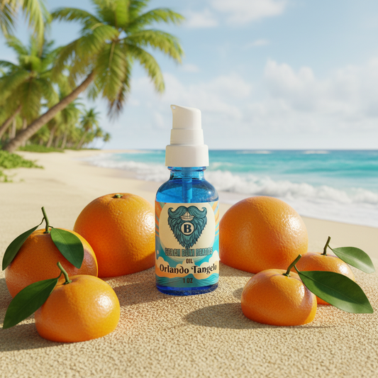 Orlando Tangelo Beard Oil — Tangelo, Grapefruit, Jasmine