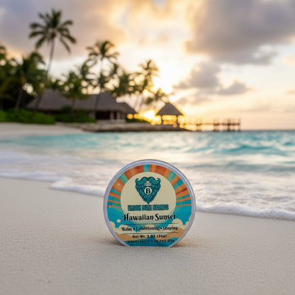 Hawaiian Sunset Beard Balm — Coconut, Pineapple, Vanilla