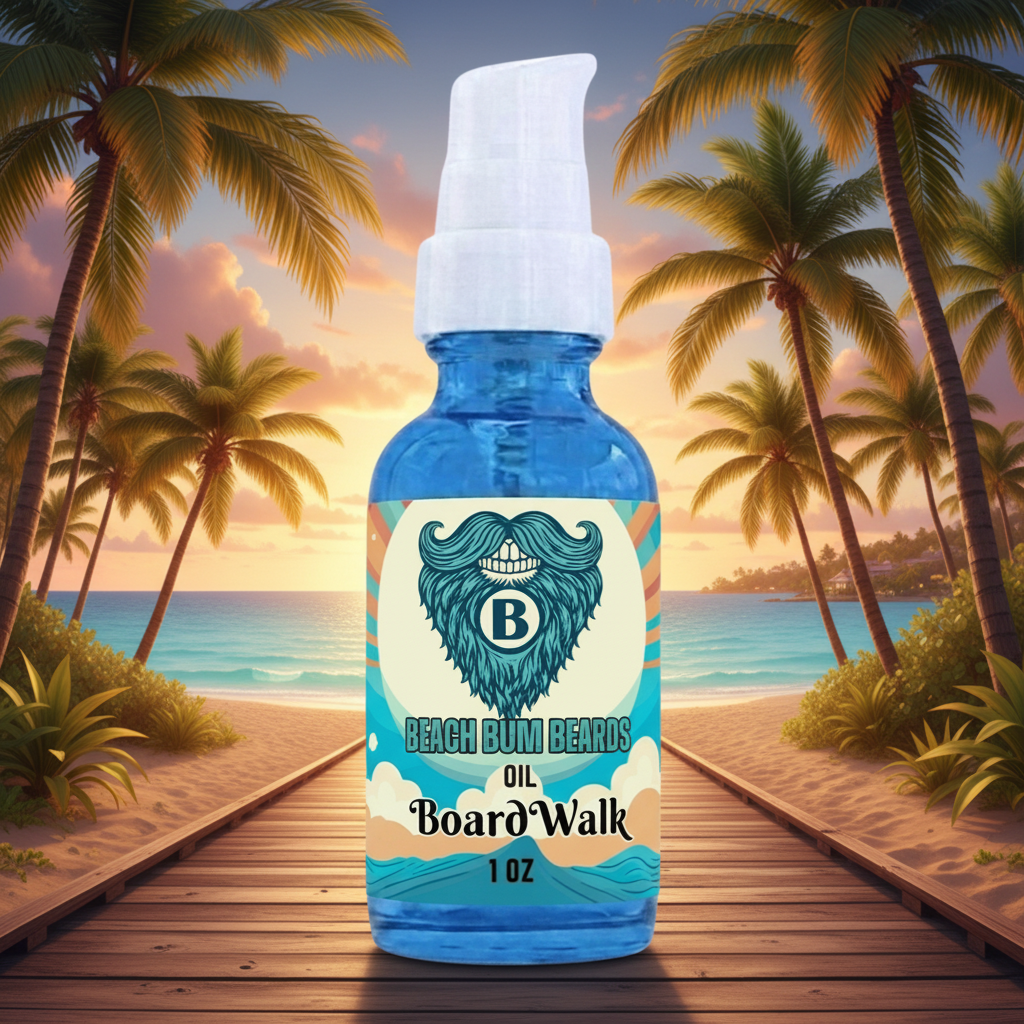 Boardwalk Beard Oil — Key Lime, Tea Tree, Citrus