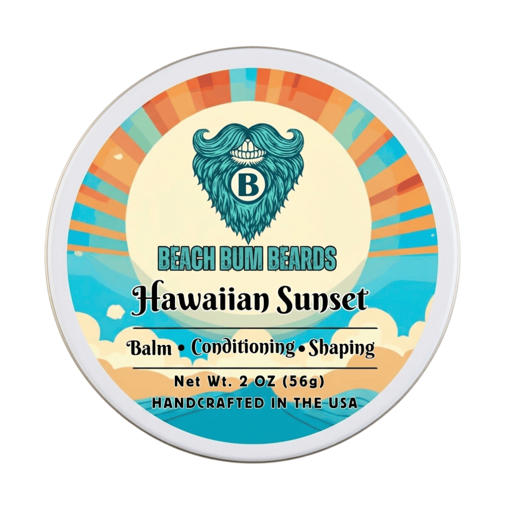 Hawaiian Sunset Beard Balm — Coconut, Pineapple, Vanilla