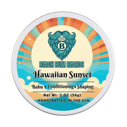 Hawaiian Sunset Beard Balm — Coconut, Pineapple, Vanilla