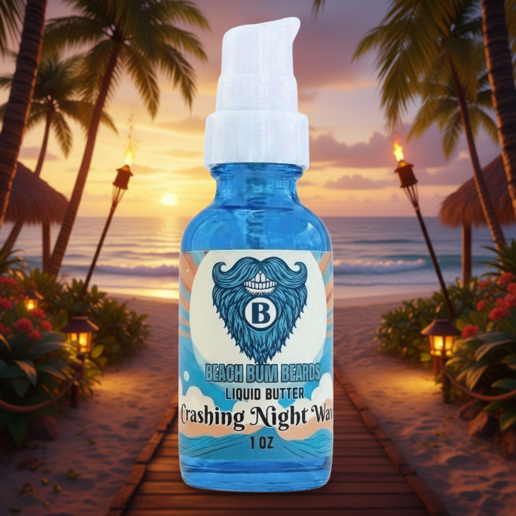 Crashing Night Waves Liquid Beard Butter — Lavender, Sandalwood, Sage