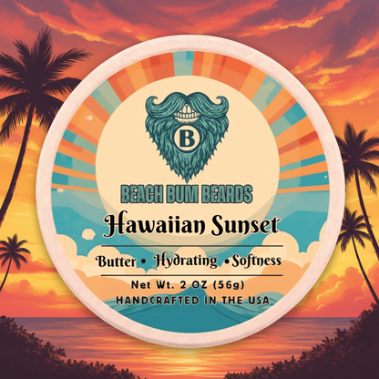 Hawaiian Sunset Beard Butter — Coconut, Pineapple, Vanilla