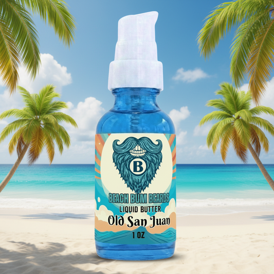 Old San Juan Liquid Beard Butter — Spiced Rum, Pineapple, Coconut