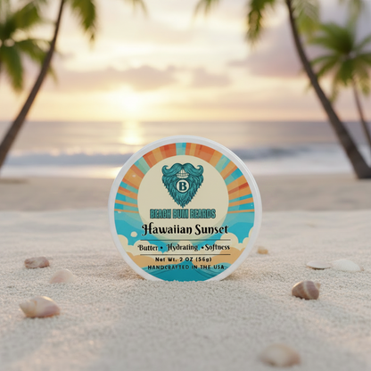 Hawaiian Sunset Beard Butter — Coconut, Pineapple, Vanilla